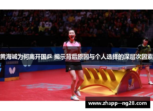 黄海诚为何离开国乒 揭示背后原因与个人选择的深层次因素