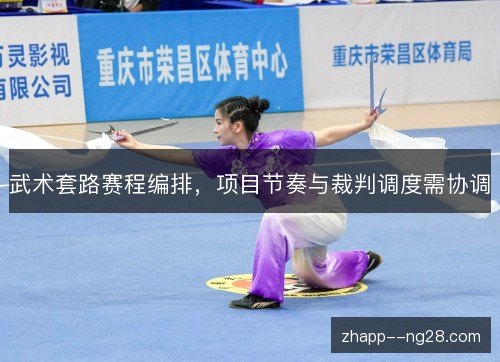 武术套路赛程编排，项目节奏与裁判调度需协调